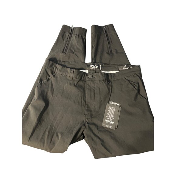 Mossimo Mens Slim Fit Tech Fabric Black Joggers Pants Stretch Size 36 NWT - Picture 2 of 6